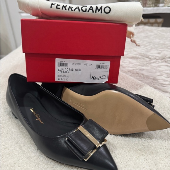 Patent Leather Salvatore Ferragamo Zeri Flat Salvatore Ferragamo